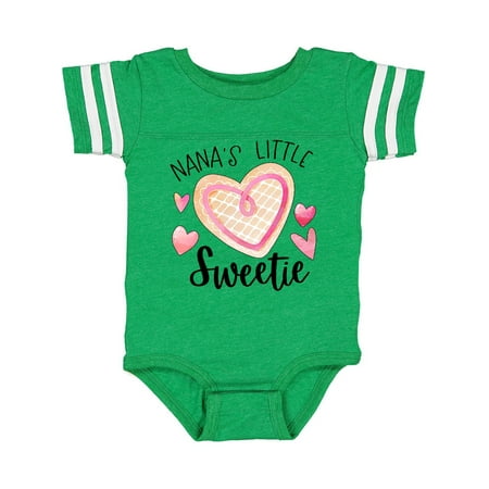 Inktastic Nana s Little Sweetie with Pink Heart Cookie Gift Baby Boy or Baby Girl Bodysuit
Inktastic Nana s Little Sweetie with Pink Heart Cookie Gift Baby Boy or Baby Girl Bodysuit