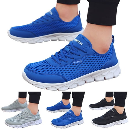 LYCAQL Men Shoes Fashion All Seasons Men Mesh Breathable Comfortable Lightweight Flat Soft Lace Up Casual Sneaker Rack for Men Closet (Grey 11.5)
LYCAQL Men Shoes Fashion All Seasons Men Mesh Breathable Comfortable Lightweight Flat Soft Lace Up Casual Sneaker Rack for Men Closet (Grey 11.5)