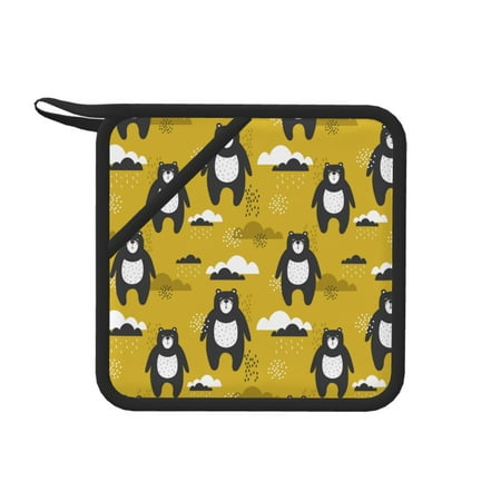 1 PCS Pot Holders for Kitchen - Heat Resistant Silicone Pot Holders with Hanging Loop Cartoon bear yellow Non Slip Oven Hot Pads Potholders for Decor Baking Cooking Kitchen
1 PCS Pot Holders for Kitchen - Heat Resistant Silicone Pot Holders with Hanging Loop Cartoon bear yellow Non Slip Oven Hot Pads Potholders for Decor Baking Cooking Kitchen