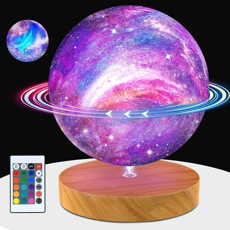 WHATOOK Moon Lamp Levitating Galaxy Moon Lamp 16 Colors 6 inch 3D Printing LED Moon Night Light with Stand Remote & Touch Control USB Rechargeable Rgb Light Gifts for Kids Friends Lover
WHATOOK Moon Lamp Levitating Galaxy Moon Lamp 16 Colors 6 inch 3D Printing LED Moon Night Light with Stand Remote & Touch Control USB Rechargeable Rgb Light Gifts for Kids Friends Lover