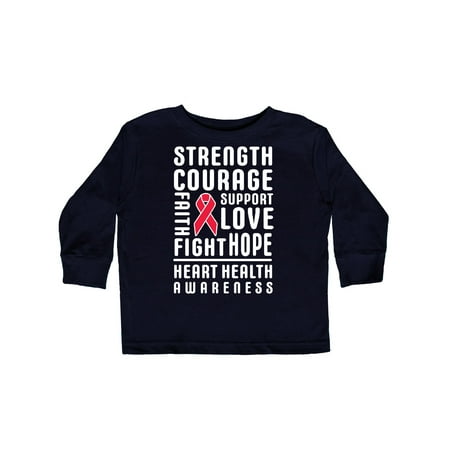 Inktastic Heart Health Awareness Strength Courage Support Gift Toddler Boy or Toddler Girl Long Sleeve T-Shirt
Inktastic Heart Health Awareness Strength Courage Support Gift Toddler Boy or Toddler Girl Long Sleeve T-Shirt