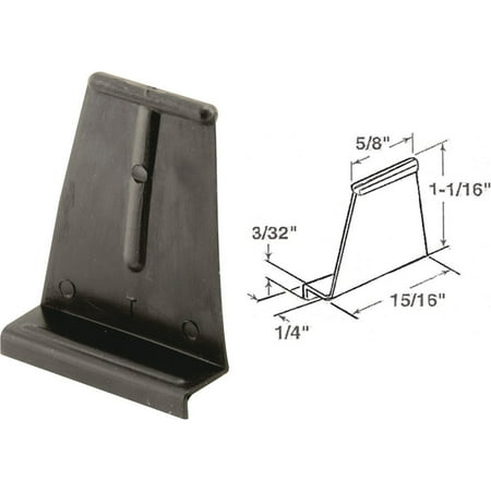 Prime-Line Black Spline Channel Pull Tab (6-Pack) PL7921 PL7921 270172