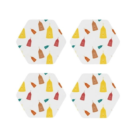 Leather Coasters Set of 4 - vintage Light Bulb cute Lightweight Non-Slip Drink Coasters for Desk Anti-Scalding Desk Cup Coasters for Office Table Decor Hexagon
Leather Coasters Set of 4 - vintage Light Bulb cute Lightweight Non-Slip Drink Coasters for Desk Anti-Scalding Desk Cup Coasters for Office Table Decor Hexagon