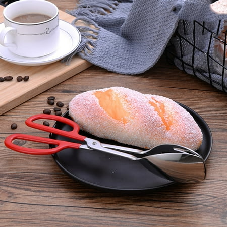 stainless steel salad tongs 1PC Antiskid Stainless Steel Salad Scissor Tong Practical Spoon Fork Clip Bread Clip with PVC Handle
stainless steel salad tongs 1PC Antiskid Stainless Steel Salad Scissor Tong Practical Spoon Fork Clip Bread Clip with PVC Handle
