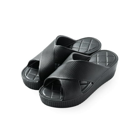 Rotosw Women Platform Slides Cross Slide Sandals Waterproof Sandals Slip On Beach Shoe Wedge Sandals Breathable Summer Casual Open Toe Slides Street Cross Slippers Black 5.5
Rotosw Women Platform Slides Cross Slide Sandals Waterproof Sandals Slip On Beach Shoe Wedge Sandals Breathable Summer Casual Open Toe Slides Street Cross Slippers Black 5.5