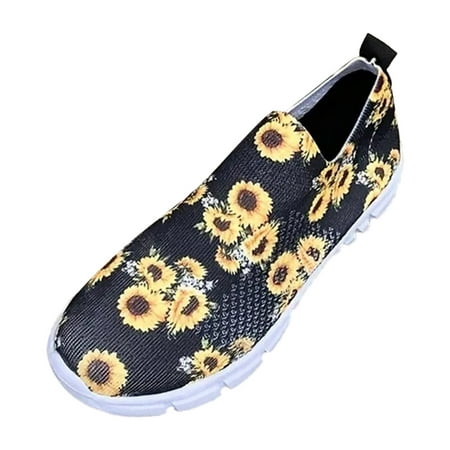 SEMIMAY Fashion Spring And Summer Women Sports Shoes Flat Bottom Light Slip On Mesh Breathable Comfortable Sunflower Print Black
SEMIMAY Fashion Spring And Summer Women Sports Shoes Flat Bottom Light Slip On Mesh Breathable Comfortable Sunflower Print Black