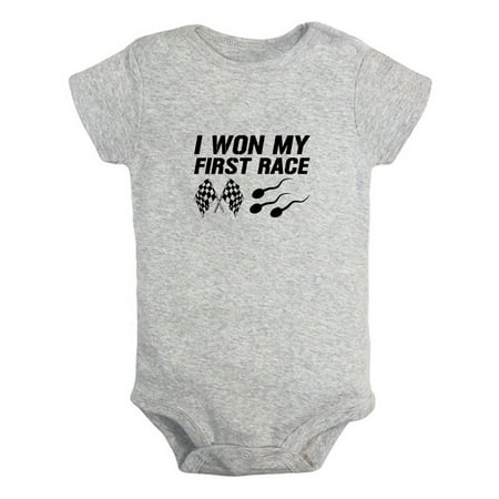 I Won My First Race Funny Rompers For Babies Newborn Baby Unisex Bodysuits Infant Jumpsuits Toddler 0-24 Months Kids One-Piece Oufits
I Won My First Race Funny Rompers For Babies Newborn Baby Unisex Bodysuits Infant Jumpsuits Toddler 0-24 Months Kids One-Piece Oufits