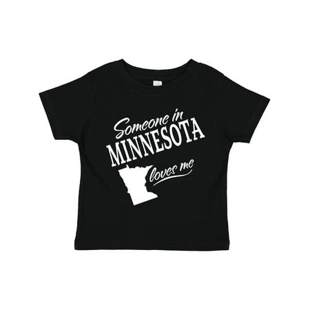 Inktastic Someone in Minnesota Loves Me Gift Toddler Boy or Toddler Girl T-Shirt