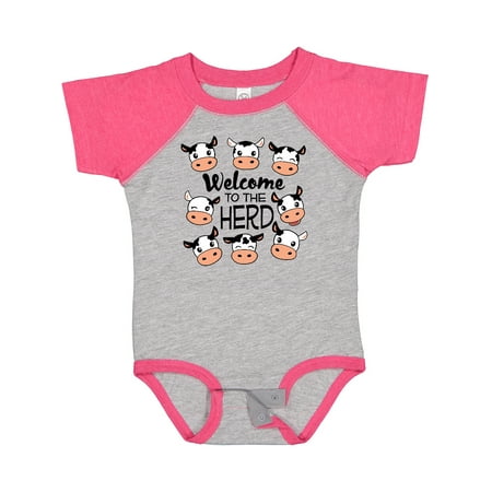 Inktastic Welcome to the Herd with Cute Black and White Holstein Cows Gift Baby Boy or Baby Girl Bodysuit
Inktastic Welcome to the Herd with Cute Black and White Holstein Cows Gift Baby Boy or Baby Girl Bodysuit