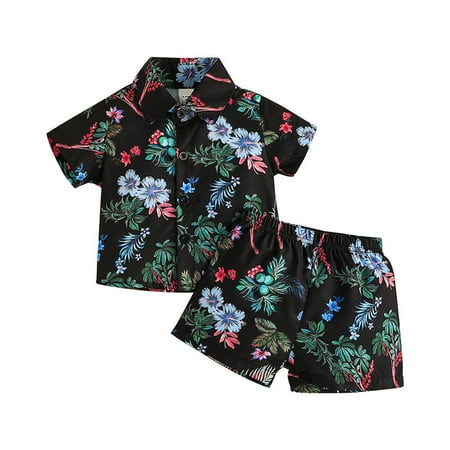 Boy Outfit Baby Boys Short Sleeve Shirt Tops Flower Print Shorts Pants Outfit Set 2Pcs For 2-3 Years
Boy Outfit Baby Boys Short Sleeve Shirt Tops Flower Print Shorts Pants Outfit Set 2Pcs For 2-3 Years