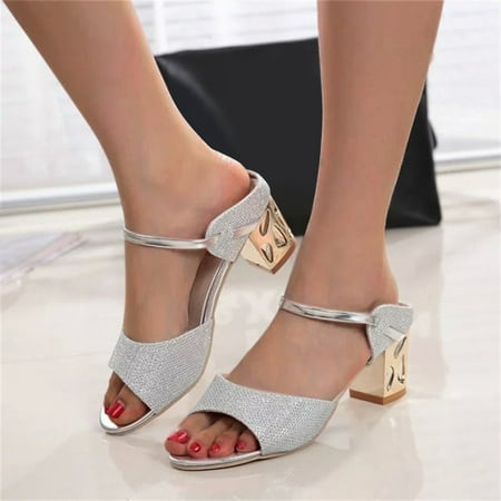 〖Yilirongyumm〗 Silver 38 Sandals Women Casual Outdoor Shiny Heel Women s Rhinestone Summer Spring High Sandals And Peep Toe Women s Sandals
〖Yilirongyumm〗 Silver 38 Sandals Women Casual Outdoor Shiny Heel Women s Rhinestone Summer Spring High Sandals And Peep Toe Women s Sandals