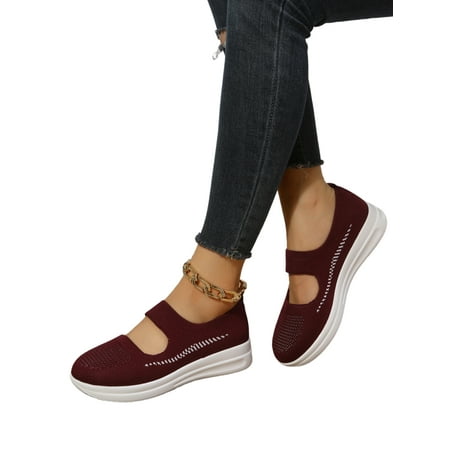 Crocowalk Women Casual Shoes Slip On Flats Mesh Sneakers Womens Mary Jane Yoga Hollow Out Comfort Walking Shoe Red 7.5
Crocowalk Women Casual Shoes Slip On Flats Mesh Sneakers Womens Mary Jane Yoga Hollow Out Comfort Walking Shoe Red 7.5
