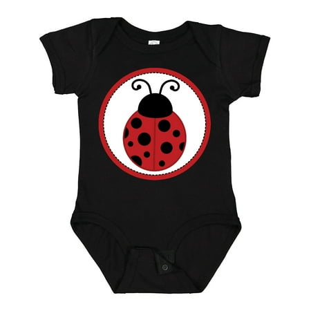 Inktastic Ladybug Circle Gift Baby Boy or Baby Girl Bodysuit