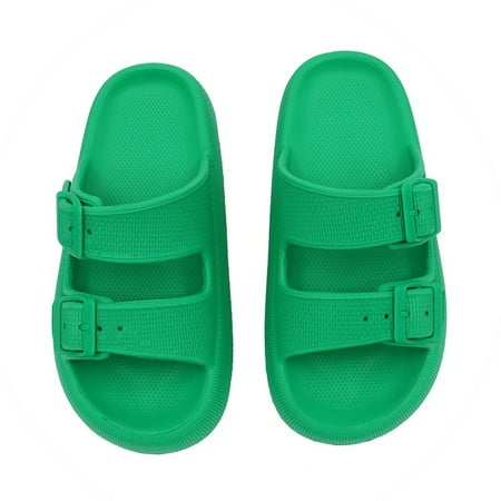 Sandals for Men - Pillow Slippers - Double Buckle Adjustable Slides - EVA Flat Sandals
Sandals for Men - Pillow Slippers - Double Buckle Adjustable Slides - EVA Flat Sandals