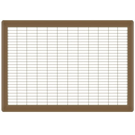 14in x 24in Imperial Brown Heavy Gauge Steel Floor Grille - Heating and Cooling Air Vent
14in x 24in Imperial Brown Heavy Gauge Steel Floor Grille - Heating and Cooling Air Vent