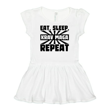 Inktastic Eat Sleep Krav Maga Repeat Gift Baby Girl Dress
