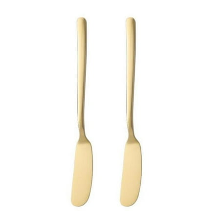 2pcs Stainless Steel Cheese Butter Cutter Wiping Jam Cream Decorating Butter Cream Spreaders Baking Tools Kitchen Utensils (Golden)
2pcs Stainless Steel Cheese Butter Cutter Wiping Jam Cream Decorating Butter Cream Spreaders Baking Tools Kitchen Utensils (Golden)