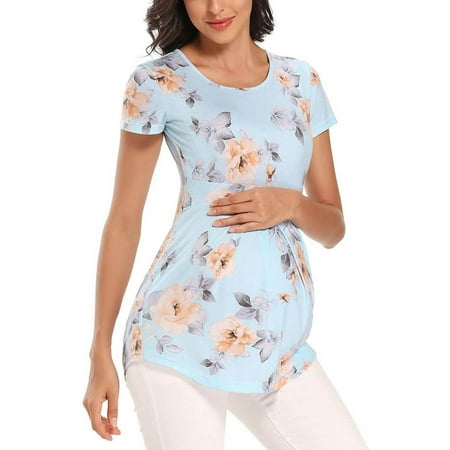 Simplmasygenix Womens Maternity Clearance Short Sleeve Summer Tops Layered Nursing Top Women s Pocket Nursing Solid Color Stitching Top
Simplmasygenix Womens Maternity Clearance Short Sleeve Summer Tops Layered Nursing Top Women s Pocket Nursing Solid Color Stitching Top