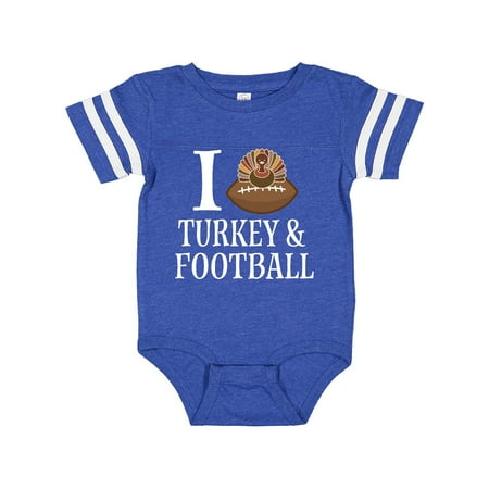 Inktastic Thanksgiving I Love Turkey And Football Gift Baby Boy or Baby Girl Bodysuit
Inktastic Thanksgiving I Love Turkey And Football Gift Baby Boy or Baby Girl Bodysuit
