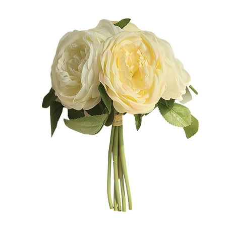 1Pc 5 Head Rose Fake Flower Faux Silk Flower Delicately Cut Artificial Plant for Bride
1Pc 5 Head Rose Fake Flower Faux Silk Flower Delicately Cut Artificial Plant for Bride