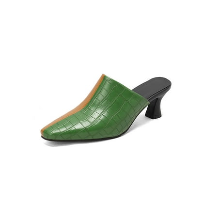 Rockomi Women Slippers Pointed Toe Slides Slip On Mules & Clogs Ladies Anti-Slip Lightweight Casual Shoe Breathable Patchwork Green 5.5
Rockomi Women Slippers Pointed Toe Slides Slip On Mules & Clogs Ladies Anti-Slip Lightweight Casual Shoe Breathable Patchwork Green 5.5