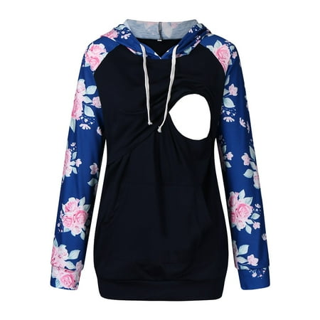 Simplmasygenix Womens Maternity Clearance Long Sleeve Summer Tops Women Floral Hoodie Nursing Sweatshirts For Breastfeeding
Simplmasygenix Womens Maternity Clearance Long Sleeve Summer Tops Women Floral Hoodie Nursing Sweatshirts For Breastfeeding