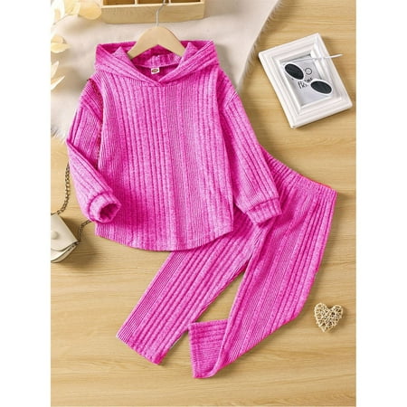 Hbdhejl Outfit Set For Girls Boys Toddler Autumn Winter Sets Hooded Fleece Jacket Pants Suit Children Cotton Leisurewear Two Piece Hot Pink 4-5 Years
Hbdhejl Outfit Set For Girls Boys Toddler Autumn Winter Sets Hooded Fleece Jacket Pants Suit Children Cotton Leisurewear Two Piece Hot Pink 4-5 Years
