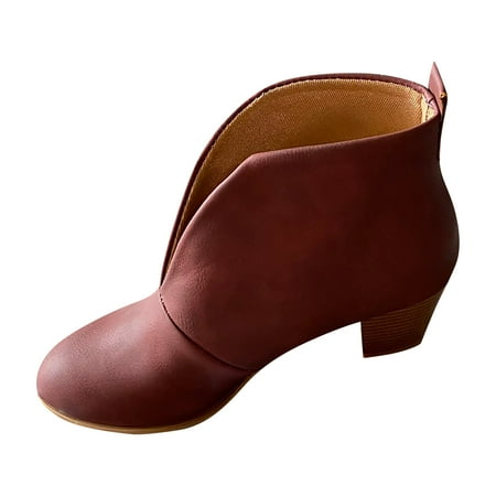 Felirenzacia Women s Round Toe Leather British Style Comfy Casual Shoes High Heeled Shoes
Felirenzacia Women s Round Toe Leather British Style Comfy Casual Shoes High Heeled Shoes