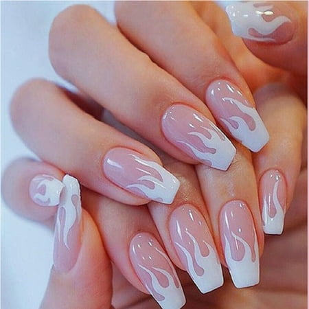 Lwhmf 24 Pieces Of Nail Nails Flame Ballet Wear Nails Finished Fake Nails Removable cygg7773
Lwhmf 24 Pieces Of Nail Nails Flame Ballet Wear Nails Finished Fake Nails Removable cygg7773
