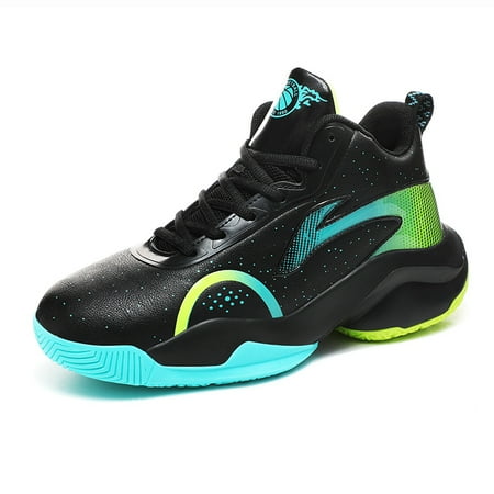 Men s High Top Basketball Shoes Breathable Shock Absorbing Anti Slip Sport Sneakers For Running Training
Men s High Top Basketball Shoes Breathable Shock Absorbing Anti Slip Sport Sneakers For Running Training