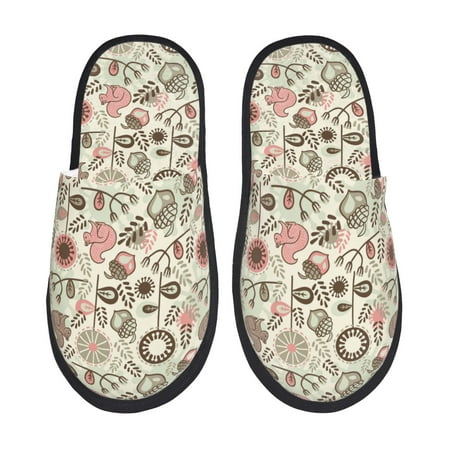 Tideii Squirrel In The Forest for Home Indoor Cotton Slippers Autumn and Winter EVA Plush Slippers Household Supplies Unisex-Large
Tideii Squirrel In The Forest for Home Indoor Cotton Slippers Autumn and Winter EVA Plush Slippers Household Supplies Unisex-Large