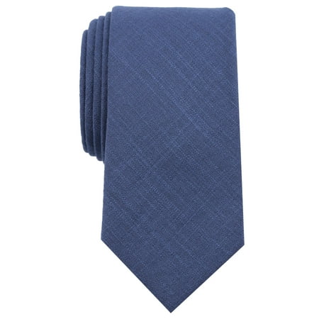 Men's One Textural Buck Solid Floral Skinny Neck Tie Not Applicable