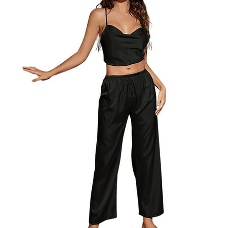 koaiezne Women Nightgown Lingerie Satin Lingerie Nightie Slips Sleep Sets Slips Sleepwear Trousers Pajama Piece Women Pajamas Cute Pajama Set
koaiezne Women Nightgown Lingerie Satin Lingerie Nightie Slips Sleep Sets Slips Sleepwear Trousers Pajama Piece Women Pajamas Cute Pajama Set