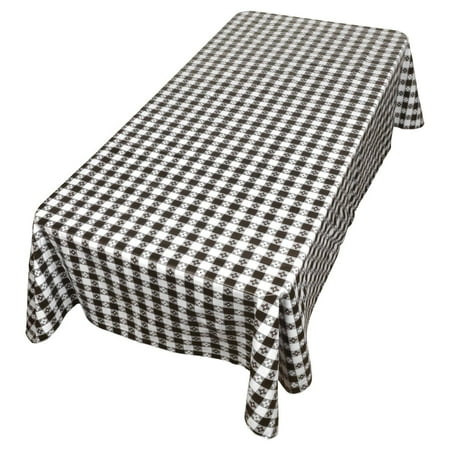 Carnation Home Fashions Picnic Check Black 52 x52 vinyl flannel backed tablecloth
Carnation Home Fashions Picnic Check Black 52 x52 vinyl flannel backed tablecloth