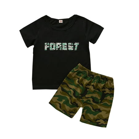 Rovga Toddler Kids Baby Boys Solid Letter T-Shirt Tops + Camouflage Short Leisur Sets Baby Cute Beautiful Clothing
Rovga Toddler Kids Baby Boys Solid Letter T-Shirt Tops + Camouflage Short Leisur Sets Baby Cute Beautiful Clothing
