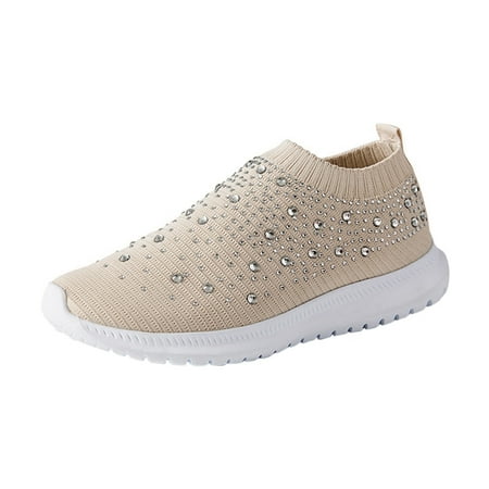 Sneakers for Women Women S Sport Shoes for Women Crystal Sneakers Casual Shoes Slip On Mesh Shoes Womens Sneakers Mesh Khaki 39
Sneakers for Women Women S Sport Shoes for Women Crystal Sneakers Casual Shoes Slip On Mesh Shoes Womens Sneakers Mesh Khaki 39