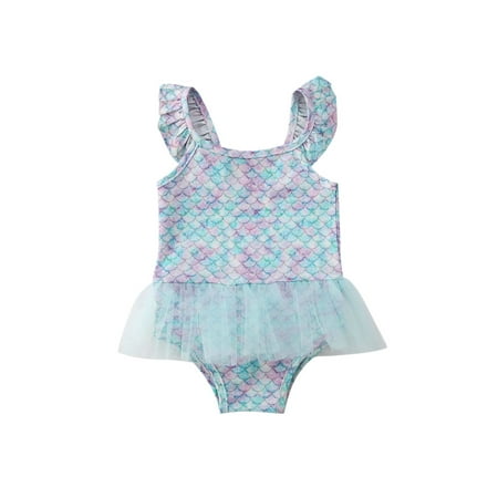 TFFR Summer Baby Girl Mermaid Swimsuits One Piece Swimwear Ruffled Tutu Bathing Suit
TFFR Summer Baby Girl Mermaid Swimsuits One Piece Swimwear Ruffled Tutu Bathing Suit