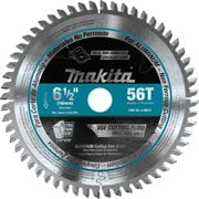 Makita Carbide-Tipped Cordless Plunge Saw Blade Aluminum 6-1/2 Dia 56 TPI