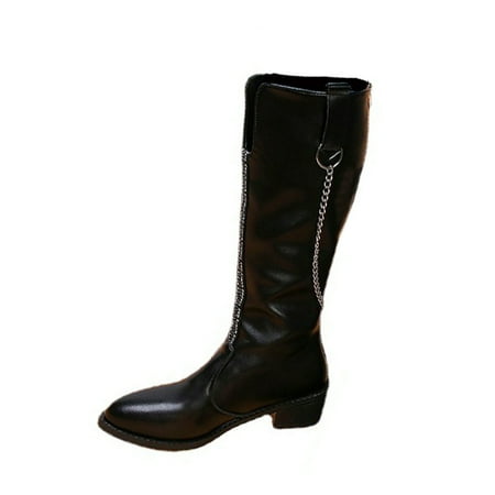 Boots For Women Womens Winter Boots Winter Boots For Women Shoes Low-Heel Comfortable Outdoor Non-Slip Outdoor Mid-Calf Boots Black
Boots For Women Womens Winter Boots Winter Boots For Women Shoes Low-Heel Comfortable Outdoor Non-Slip Outdoor Mid-Calf Boots Black