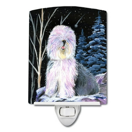 Caroline s Treasures SS8409CNL Starry Night Old English Sheepdog Ceramic Night Light 6x4x3 multicolor
Caroline s Treasures SS8409CNL Starry Night Old English Sheepdog Ceramic Night Light 6x4x3 multicolor