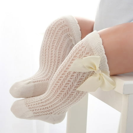 ERTUTUYI Long Tube Socks Mesh Bowknot Mosquito Baby Socks Stripe Children Socks Beige
ERTUTUYI Long Tube Socks Mesh Bowknot Mosquito Baby Socks Stripe Children Socks Beige
