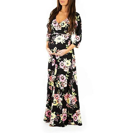 Puawkoer Dress Pregnant Wrap Woman Dress Maternity Belt Multi-function Adjustable Print Maternity dress womens tops XL Black
Puawkoer Dress Pregnant Wrap Woman Dress Maternity Belt Multi-function Adjustable Print Maternity dress womens tops XL Black