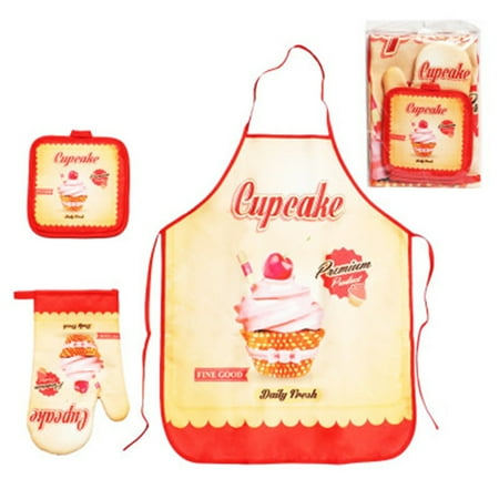 3pcs Apron Microwave Oven Gloves Insulation Pad Set European Style Kitchen Cooking Aprons for Women Girls
3pcs Apron Microwave Oven Gloves Insulation Pad Set European Style Kitchen Cooking Aprons for Women Girls
