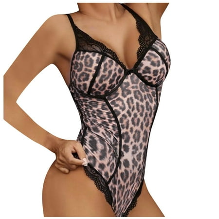 Honeeladyy Sales Women Lingerie Lace Leopard Printed Temptation Babydoll Underwear Sleepwear Jumpsuit Bodysuits Women s Lingerie
Honeeladyy Sales Women Lingerie Lace Leopard Printed Temptation Babydoll Underwear Sleepwear Jumpsuit Bodysuits Women s Lingerie