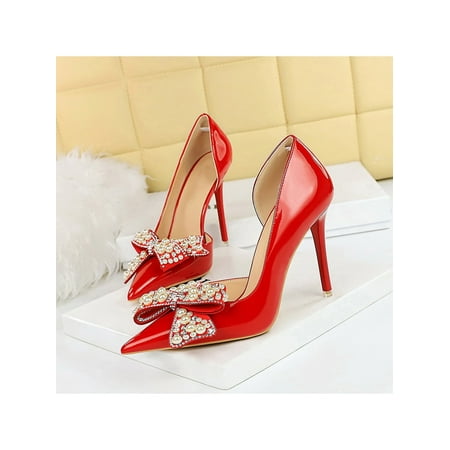 SIMANLAN Ladies D Orsay Pump Pointy Toe Stiletto Heels Sexy Pumps Womens High Heel Shoe Women Slip On Dress Shoes Red 10.5cm 7.5
SIMANLAN Ladies D Orsay Pump Pointy Toe Stiletto Heels Sexy Pumps Womens High Heel Shoe Women Slip On Dress Shoes Red 10.5cm 7.5