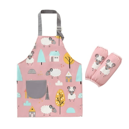 Hloma 1 Set Animal Pattern Kids Apron with Sleevelet Polyester Playing Games Children Garden Apron for Cleaning
Hloma 1 Set Animal Pattern Kids Apron with Sleevelet Polyester Playing Games Children Garden Apron for Cleaning