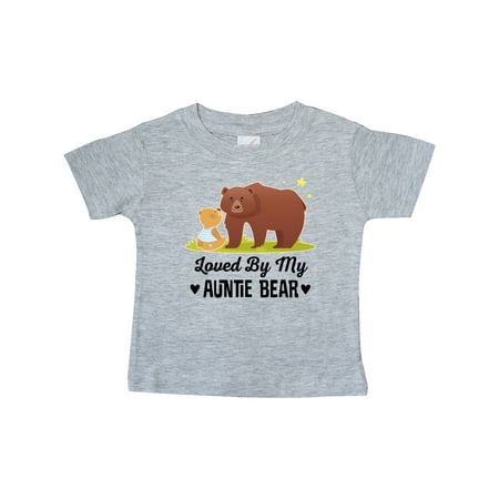 Inktastic Auntie Bear Loves Me Nephew Gift Baby Boy or Baby Girl T-Shirt