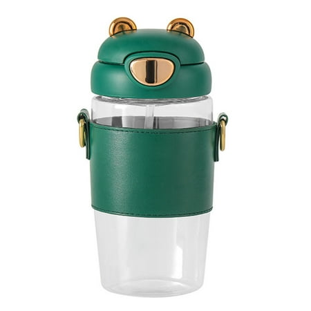Cartoon Bear Water Bottle with Straw BPA-Free 500ML Drinking Bottle for Kids for Boys Girls for Outdoor Activities Cute Sport Jugs Leak-Proof Portable Green 600ml
Cartoon Bear Water Bottle with Straw BPA-Free 500ML Drinking Bottle for Kids for Boys Girls for Outdoor Activities Cute Sport Jugs Leak-Proof Portable Green 600ml
