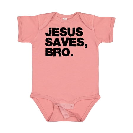 Inktastic Jesus Saves Bro Christian Gift Baby Boy or Baby Girl Bodysuit
