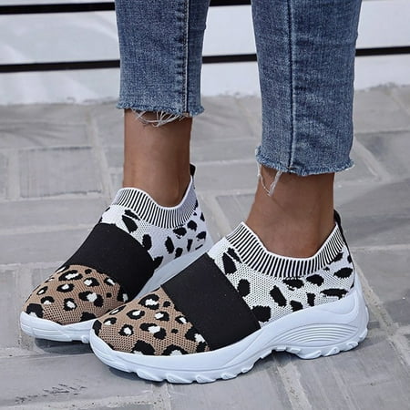 Cathalem Sneaker Sandals for Women Ladies Fashion Mesh Breathable Shoes Lightweight Colorblock Leopard Print Sneaker for Women White 8.5
Cathalem Sneaker Sandals for Women Ladies Fashion Mesh Breathable Shoes Lightweight Colorblock Leopard Print Sneaker for Women White 8.5